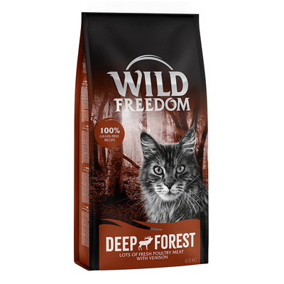 2x6.5kg Adult Deep Forest Hert Wild Freedom Kattenvoer droog - kattenbrokken