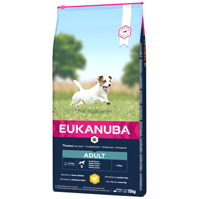 Eukanuba Adult Small Breed Kip 2 x 15 kg - hondenbrokken