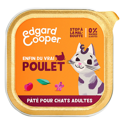 Edgard & Cooper Adult Graanvrije Kip Paté 12x85g - natvoer katten