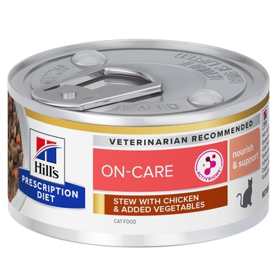 24 x 82 g Hill's Prescription Diet On-Care met Kip kattenvoer nat - natvoer katten