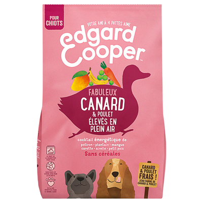 Puppy Eend en Kip Edgard & Cooper 2.5kg - hondenbrokken
