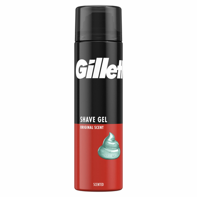 6x Gillette Scheergel Classic 200 ml