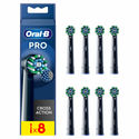 Oral-B CrossAction Black  opzetborstels - 8 stuks