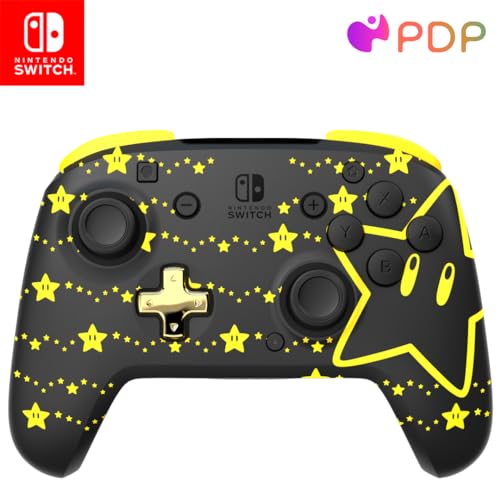 PDP Gaming Rematch Wireless Controller - Super Star Glow in the Dark (Nintendo Switch)