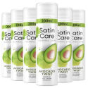 Gillette Satin Care Avocado Twist scheergel - 6 x 200 ml - voordeelverpakking