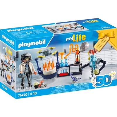 PLAYMOBIL Gift Set Onderzoekers met robots - 71450