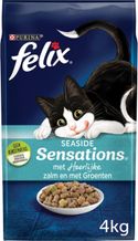 Felix Seaside Sensations - Kattenvoer - Zalm & Groenten - 4 x 4kg kattenbrokken