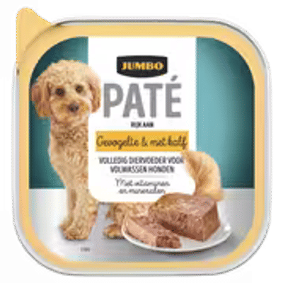 Jumbo Hond Paté Gevogelte & Kalf 300g - natvoer honden