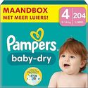 Pampers Baby Dry  luiers maat 4 - 204 stuks