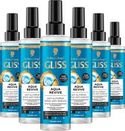 Gliss Aqua Revive - Anti-Klit Spray - Haarverzorging - Leave-in-Conditioner - 6x 200 ml