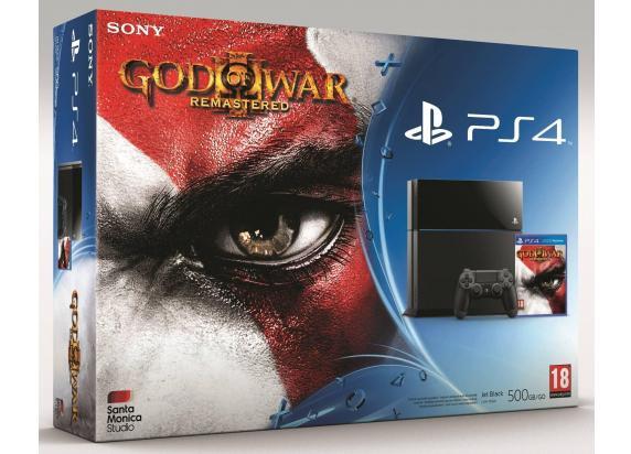 Sony PS4 500GB Black God Of War 3