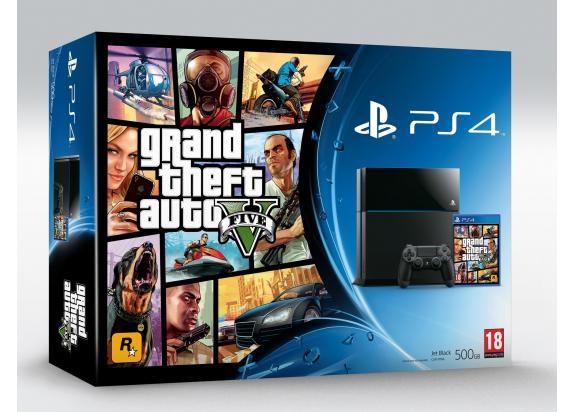 Sony PS4 500GB Black GTA V