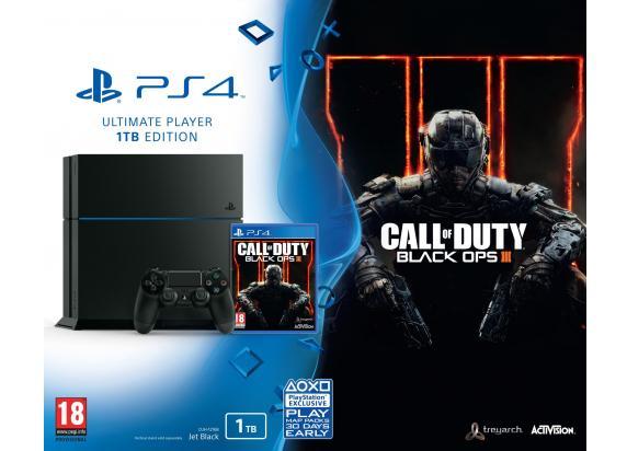 Sony PS4 1TB Black Call Of Duty Black Ops III