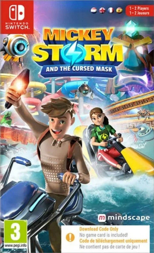 Mickey Storm and the Cursed Mask (Code in a Box) Nintendo Switch