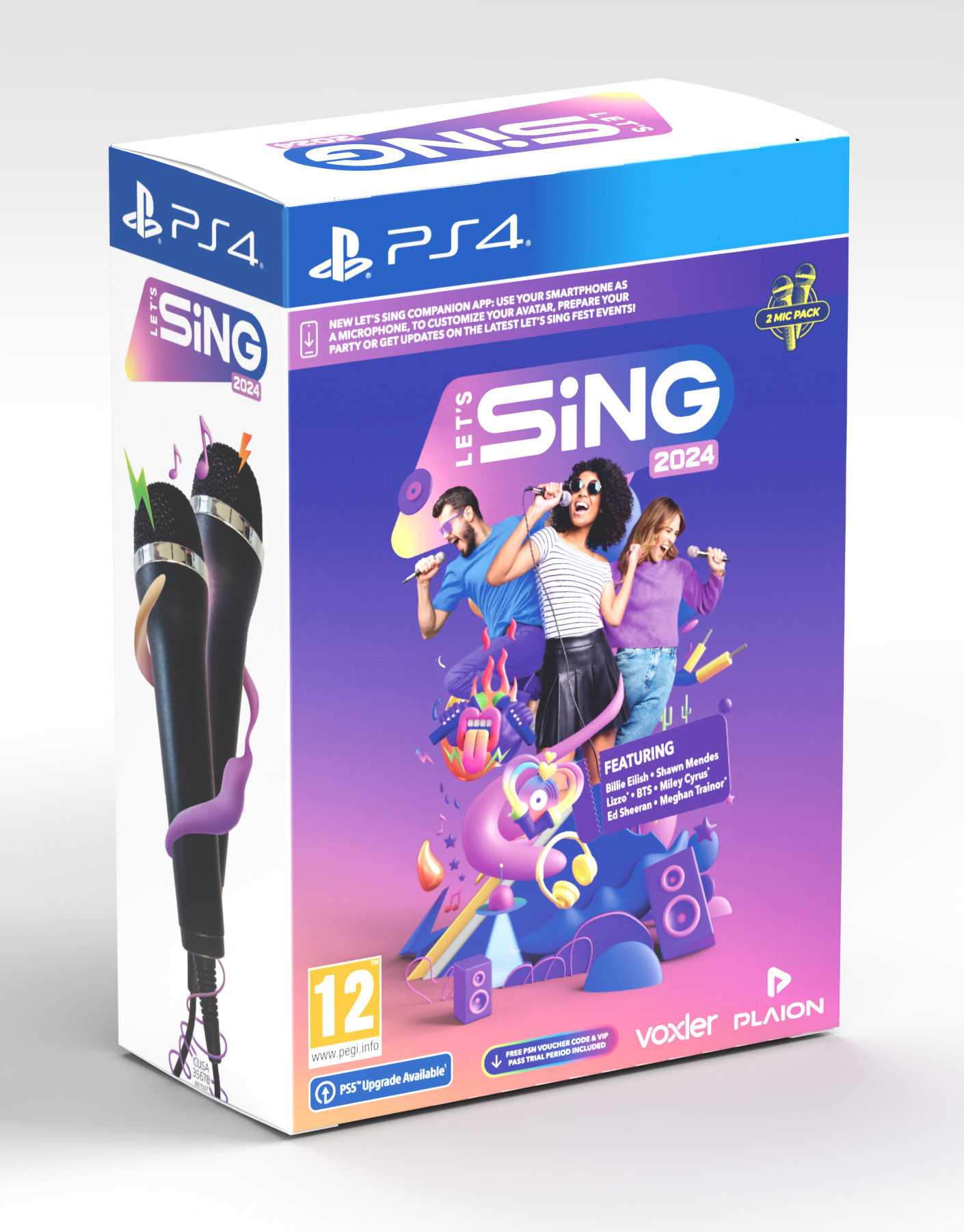 Let's Sing 2024 + 2 Microphones PlayStation 4