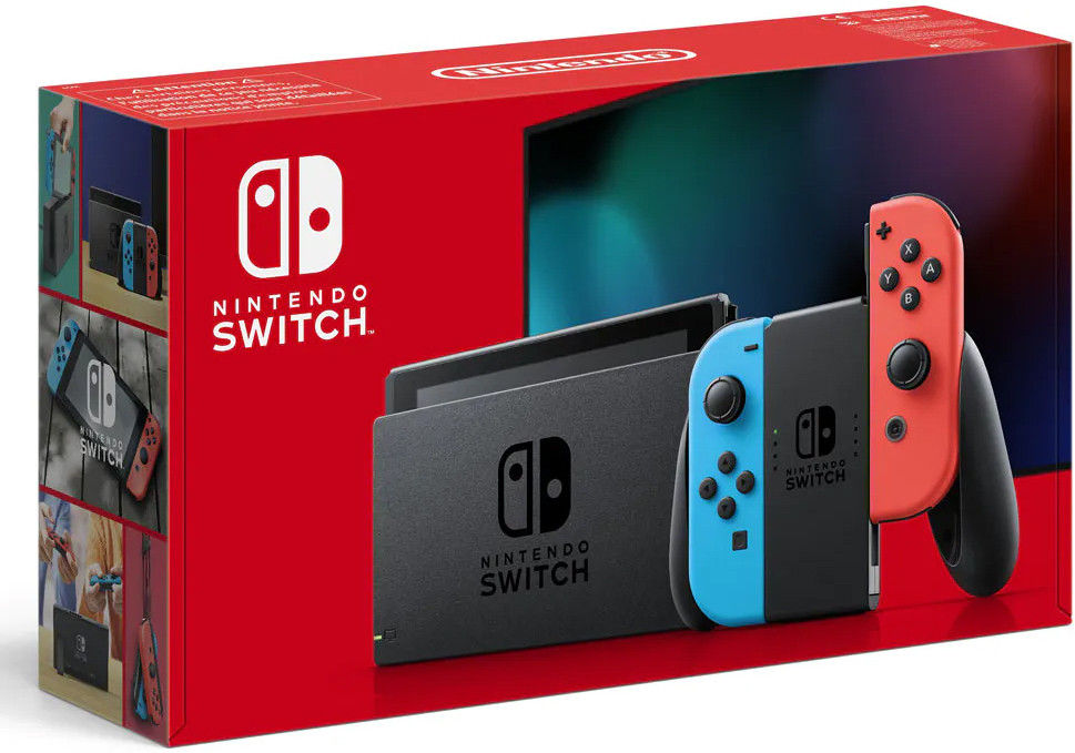 Nintendo Switch (2019 upgrade) - Rood/blauw