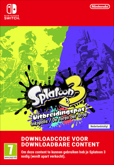 AOC Splatoon 3 Expansion Pass DLC (extra content) Nintendo Switch