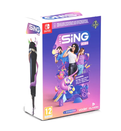 Let's Sing 2024 + 1 Microphone Nintendo Switch