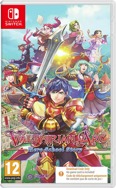 Valthirian Arc: Hero School Story (Code in a Box) Nintendo Switch