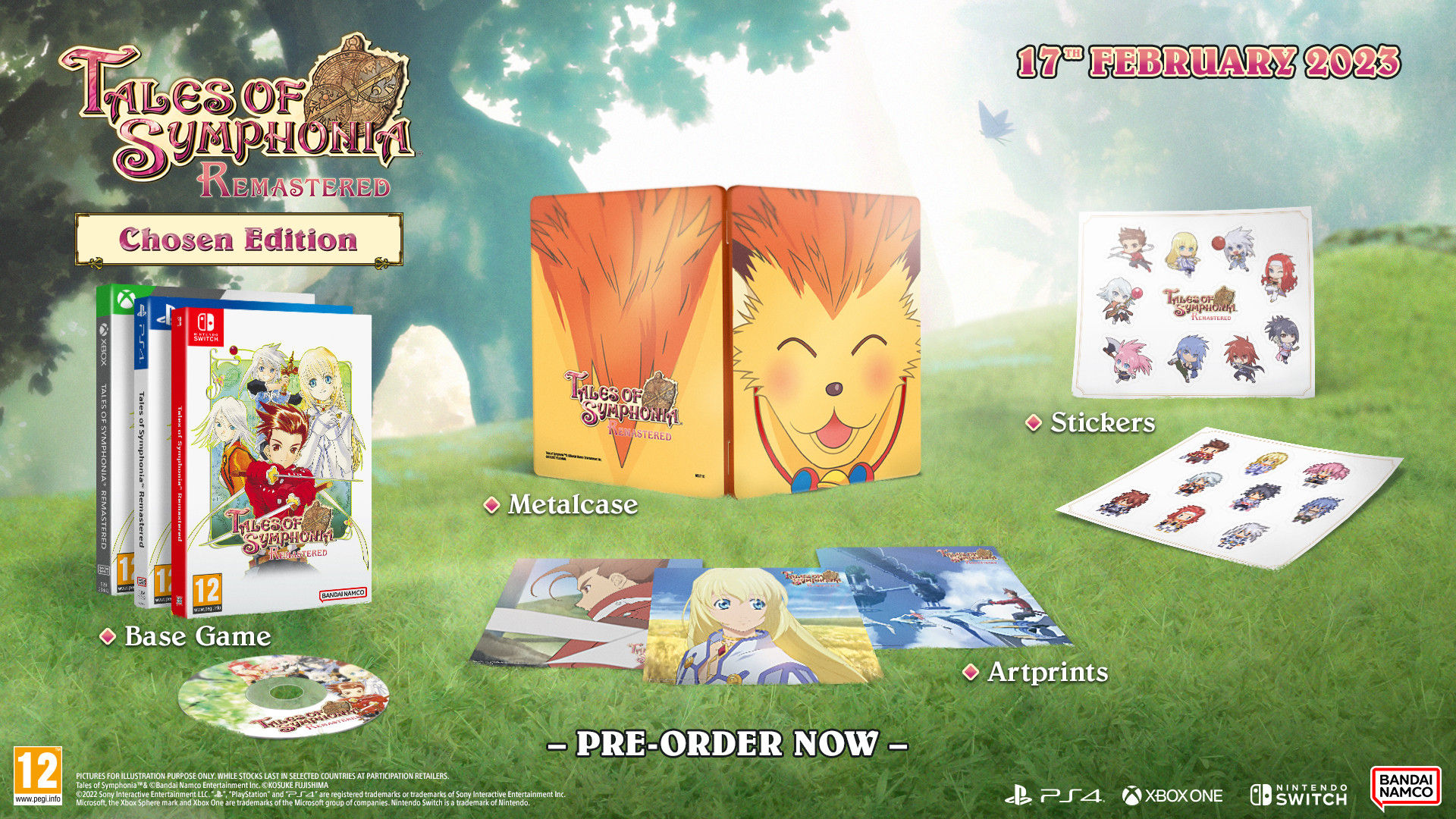 Tales of Symphonia Remastered Chosen Edition Nintendo Switch