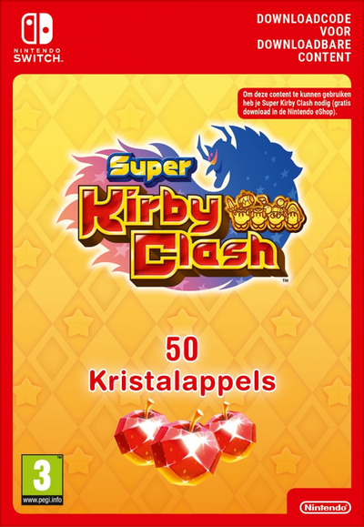 Super Kirby Clash 50 Gem Apples Nintendo Switch