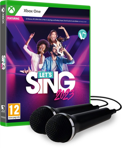 Let's Sing 2023 + 2 Microphones Xbox One