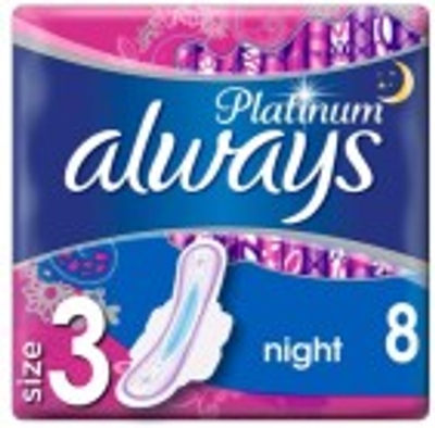 Always Maandverband Platinum Night 8 stuks