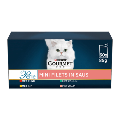 Gourmet Perle Mini-Filets - 60 x 85 g - natvoer katten