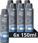 Dove Men+Care 0% Deodorant Spray - Clean Comfort - zonder aluminiumzouten en alcohol - 6 x 150 ml