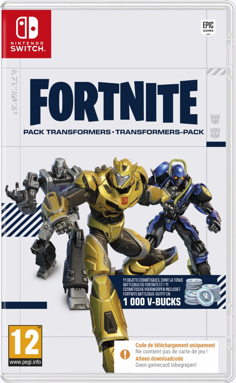 Fortnite Transformers Pack (Code in a Box) Nintendo Switch
