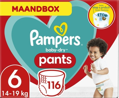 Pampers Baby Dry Pants  luierbroekjes maat 6 - 116 stuks