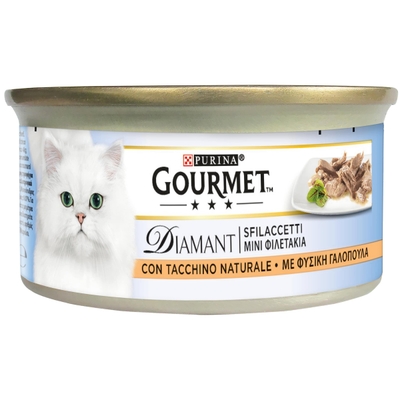 Gourmet Kalkoen Naturel 24x85 gr - natvoer katten