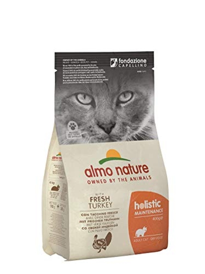 Almo Nature Holistic Adult Cat Maintenance met verse kalkoen en rijst 6 x 400 gr - kattenbrokken
