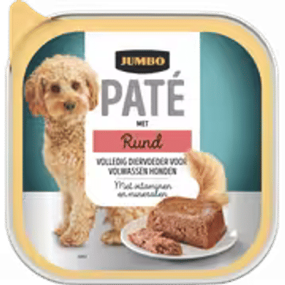 Jumbo Hond Paté met Rund 300g - natvoer honden