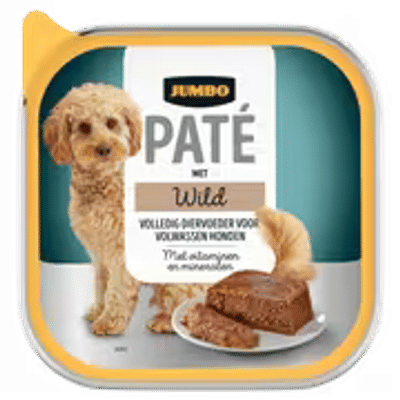 Jumbo Hond Paté met Wild 300g - natvoer honden