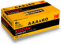 Kodak AAA Xtralife Alkaline batterijen - 60 stuks