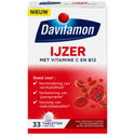 2x Davitamon IJzer Met Vitamine B12 33 tabletten