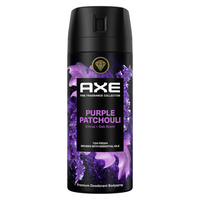Axe Deodorant Bodyspray Purple Patchouli 150 ml
