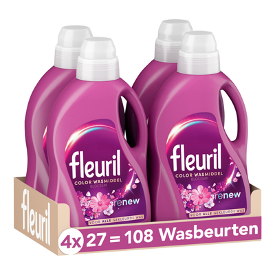 Fleuril Renew Bloesem & Vloeibaar wasmiddel  - 108 wasbeurten