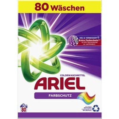 Ariel  waspoeder gekleurde was - 80 wasbeurten