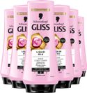 Gliss - Liquid Silk Conditioner - Pluizend & Dof Haar 6x 200ml 