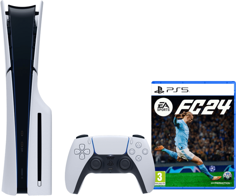 PlayStation 5 - Disc Edition - Slim + EA Sports FC 24