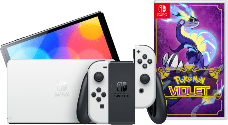 Nintendo Switch OLED Wit + Pokémon Violet
