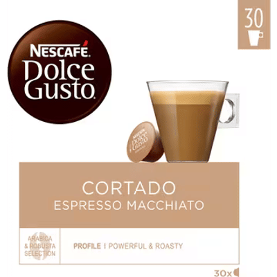 Nescafe Cortado Espresso Macchiato - 30 Dolce Gusto koffiecups