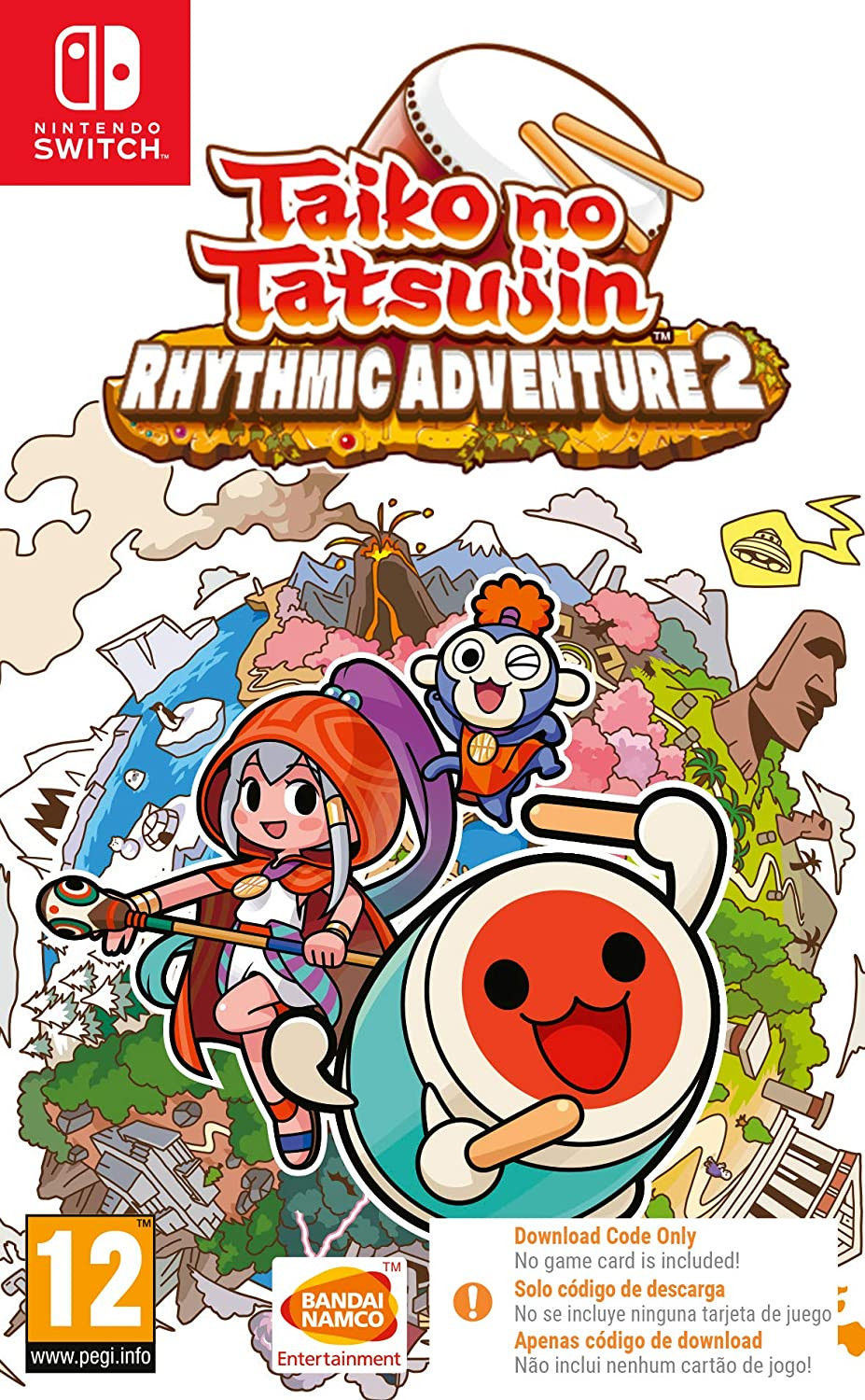 Taiko No Tatsujin Rhythmic Adventure 2 (Code in a Box) Nintendo Switch