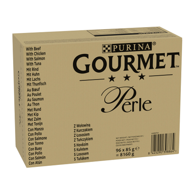 Gourmet Perle Mini Filets - Mix - 96 x 85 g - natvoer katten