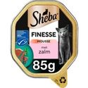 Sheba Finesse Mousse Zalm Kattenvoer - natvoer katten zak 85 gram