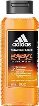 adidas Active Skin & Mind Energy Kick Douchegel, verkwikkende frisse douchegel voor heren, 250 ml