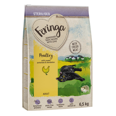 Feringa Adult Sterilised Gevogelte - 6.5 kg - kattenbrokken