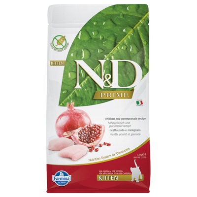 1.5 kg N&D Prime Cat Chicken & Pomegranate Kitten Droog Kattenvoer - kattenbrokken